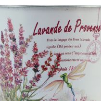 tételeket Ültető fém levendula virágcserép kicsi Ø18cm H15,5cm