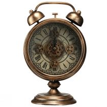 tételeket Óra római számokkal vintage fém bronz Ø22cm