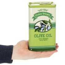 tételeket Olívaolaj váza, kerámia, ideális konyhai dekorációnak és mediterrán asztalnak, 18 cm