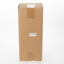 tételeket Váza barázdált mintával, stílusos nappali dekorációhoz, 33 cm