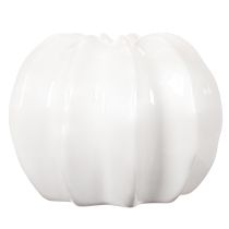 tételeket Tök alakú díszváza, fényes, őszi dekoráció nappaliba, 19cm