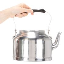 tételeket Vintage díszes teáskanna/ültető, fém cinkhatású felülettel, Ø19cm M15cm