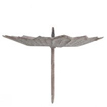 tételeket Vintage gyertyatartó szürke, dugaszolható Ø11cm H8,5cm 4db