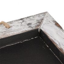 tételeket Vintage függő palatábla fekete fehér 30×25cm 2db