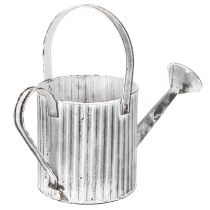 tételeket Vintage virágtartó Ø17cm, dekoratív öntözőkanna, fém virágtartó shabby chic