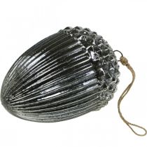 tételeket Vintage karácsonyfadísz makk üveg karácsonyi medál H20cm Ø14cm