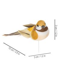tételeket Madárdíszek ünnepi asztaldíszítéshez. Sokoldalú madárpálcák, 10 cm, 12 darab.