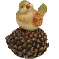tételeket Őszi dekoráció madár dekoráció kúp madárfigura ősz H19cm