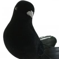 tételeket Galambok dróton, esküvői dekoráció, galambok fekete H7cm 4db