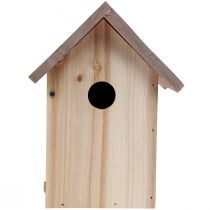 tételeket Fa madárház fészekdoboz natúr barna/bézs 23cm 1 db