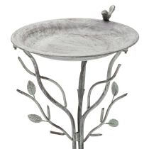 tételeket Dekoratív madáritató finom levélmintával vintage stílusban, 74 cm