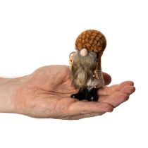 tételeket Gnóm figura szakállal és hegyes kalappal, 10cm, 3 darab