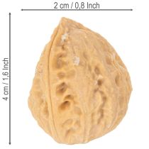 tételeket Dió díszítéshez, natúr termék, 3-4 cm, 300g