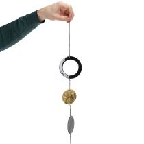 tételeket Faldekorációs gyűrűk és korongok, tökéletesek nappali dekorációhoz és karácsonyra, 125 cm