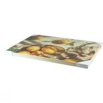 tételeket Citromos falikép, nyári dekoráció, mediterrán hangulat, fa keret, 40x60cm, fali dekoráció nappaliba