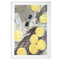 tételeket Fali dekoráció nyári dekorációs kép citromlimonádéval 40x60cm
