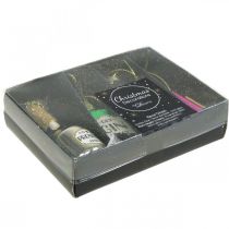 tételeket Karácsonyi medálos üveg Karácsonyfadísz 7cm-es válogatott 4db