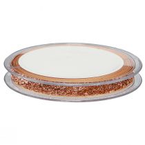 tételeket Karácsonyi szalag rózsaszín réz csillogó díszszalag 10mm 10m