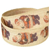 tételeket Karácsonyi szalag rusztikus szalag Mikulás 25mm 15m