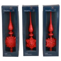 tételeket Karácsonyfa fedő piros Karácsonyfa fedőüveg H34cm 1 db