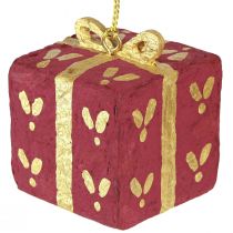 tételeket Karácsonyi dísz papírmasé ajándékcímkék 6 cm 3 db
