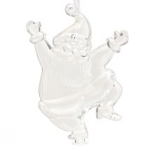 tételeket Karácsonyi figurák téli dekoráció akasztható átlátszó H10cm 3db