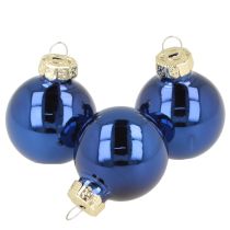 tételeket Mini karácsonyi gömb szett üveg dekoráció fenyőágakra 3cm 22db