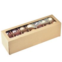 tételeket Karácsonyi gömbdísz trió arany és rózsaszín – elegáns, 3 darabos szett, csillogással és stílussal, 5 cm, 24 db