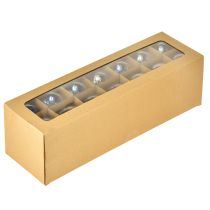 tételeket Gyöngyházhatású üveggömb irizáló csillogással, 6 cm, 24 darab