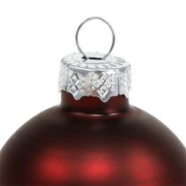 tételeket Karácsonyi golyós pohár Ø4cm Bordeaux mix 24db