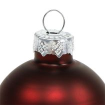 tételeket Karácsonyi golyós pohár Ø4cm Bordeaux mix 24 db