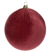 tételeket Nagy piros bársony karácsonyfadísz akasztásra, 25 cm, 2 darab