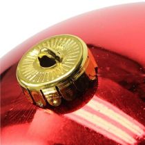 tételeket Karácsonyi golyó műanyag kis Ø14cm piros 1 db