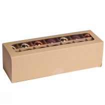 tételeket Karácsonyi labdák aranybarna mix üveggolyók Ø4cm 24 db