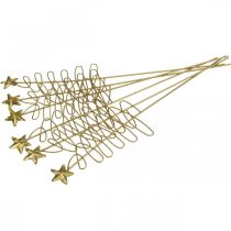 tételeket Karácsonyi dugó fenyővirág dugó fém 30cm 6 db