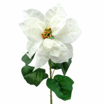 Mikulásvirág fehér művirág 67cm