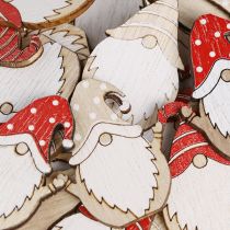 tételeket Fából készült karácsonyi törpék ragasztáshoz 2x3,5cm 48 db