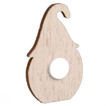tételeket Fából készült karácsonyi törpék ragasztáshoz 2x3,5cm 48 db