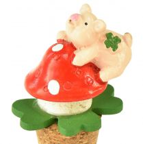 tételeket Bordugók, pezsgődugók, bordugók, szerencse szimbólumok, 6,5 cm, 3 db