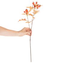tételeket Műgalagonya ág levelekkel és bogyókkal, 62cm