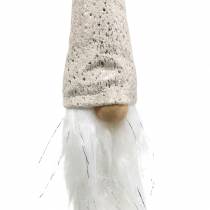 tételeket Gnome hegyes kalappal akasztható krémmel 48cm L57cm 3db