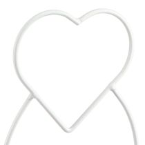 tételeket Lámpás Szív Fehér Lámpatartó Üveg Ø12cm H30cm 2db