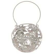tételeket Fém Windlight Függő Dekorációs Lámpás Szürke Ø14cm M13cm