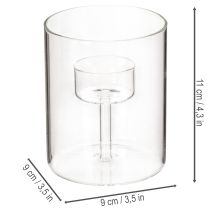 tételeket Üveglámpás kiemelt mécsestartóval 11 cm