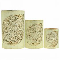 tételeket Őszi lámpás fém dekoráció H20,5/15,5/10,5cm 3 db-os készlet