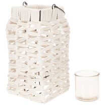 tételeket Függőlámpás, nyári dekoráció, makramé M35.5cm Sz19cm
