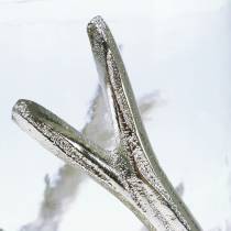 tételeket Lámpás agancs ezüst Ø16cm H11cm