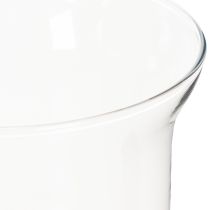 tételeket Üveg gyertyatartó/váza hangulatos belsőépítészethez klasszikus eleganciával, 25 cm