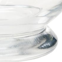 tételeket Üveg gyertyatartó/váza hangulatos belsőépítészethez klasszikus eleganciával, 25 cm