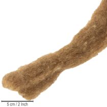 tételeket Dekoratív barna gyapjú, 2 m nemezelt gyapjú kézműveskedéshez és virágkötészethez